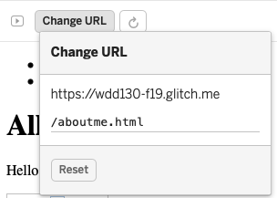 Change URL